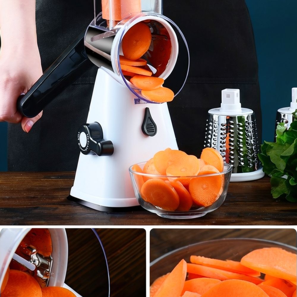 Cortador de alimentos giratori - Kitchen Helper Gadgets reseña y precio
